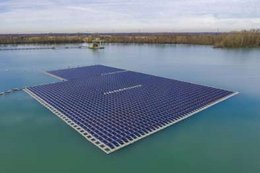 Hocheffiziente PV-Anlagen auf ungenutzter Wasserfläche